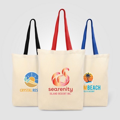 Sumatra - 10 oz. Cotton Canvas Tote Bag - Heat Transfer